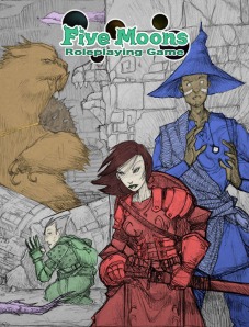 Five Moons RPG cover